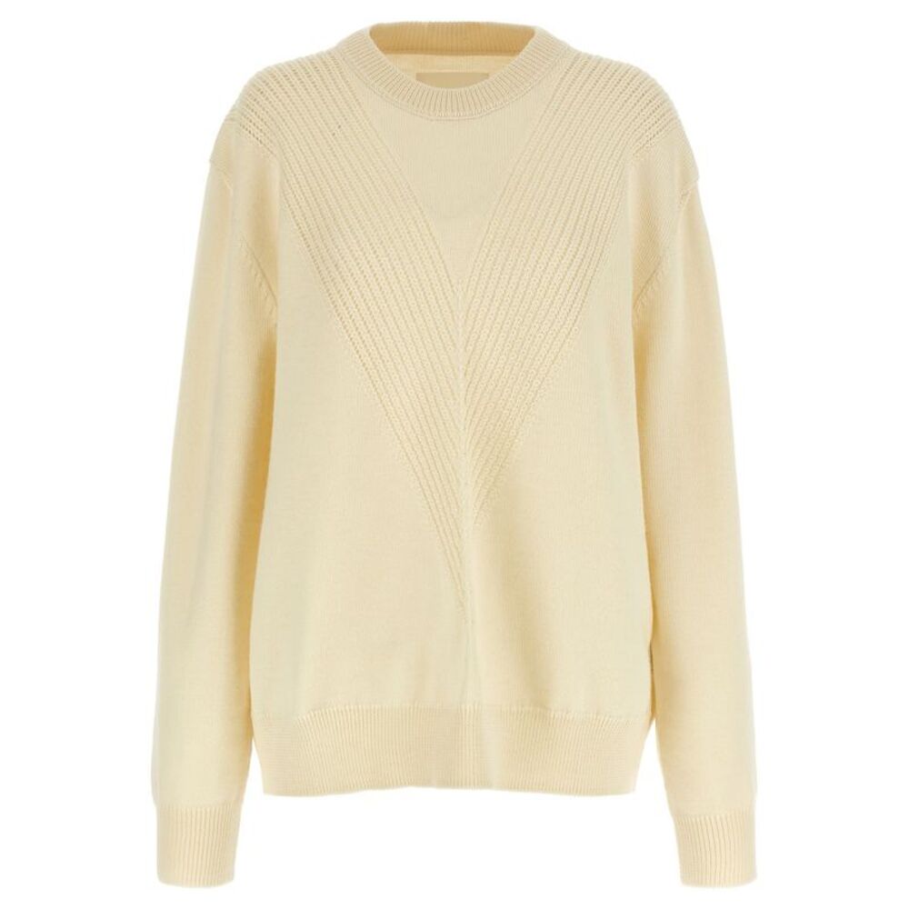 Jil Sander White Wool Men's Cardigan